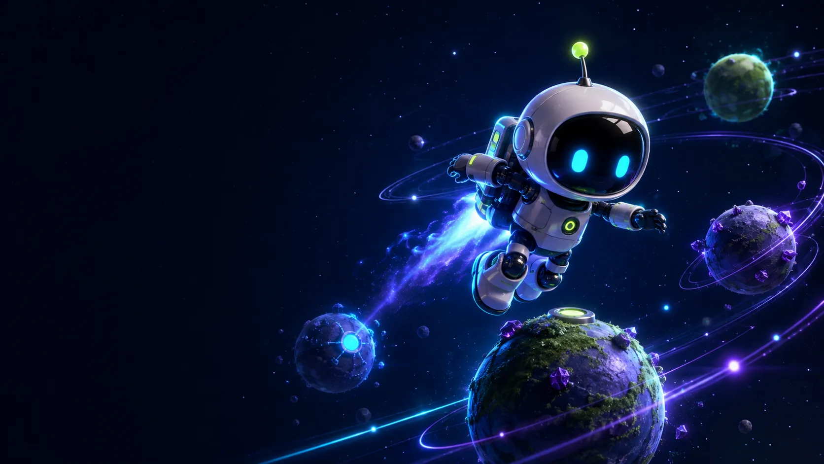 NIX explorando uma galáxia de planetas luminosos