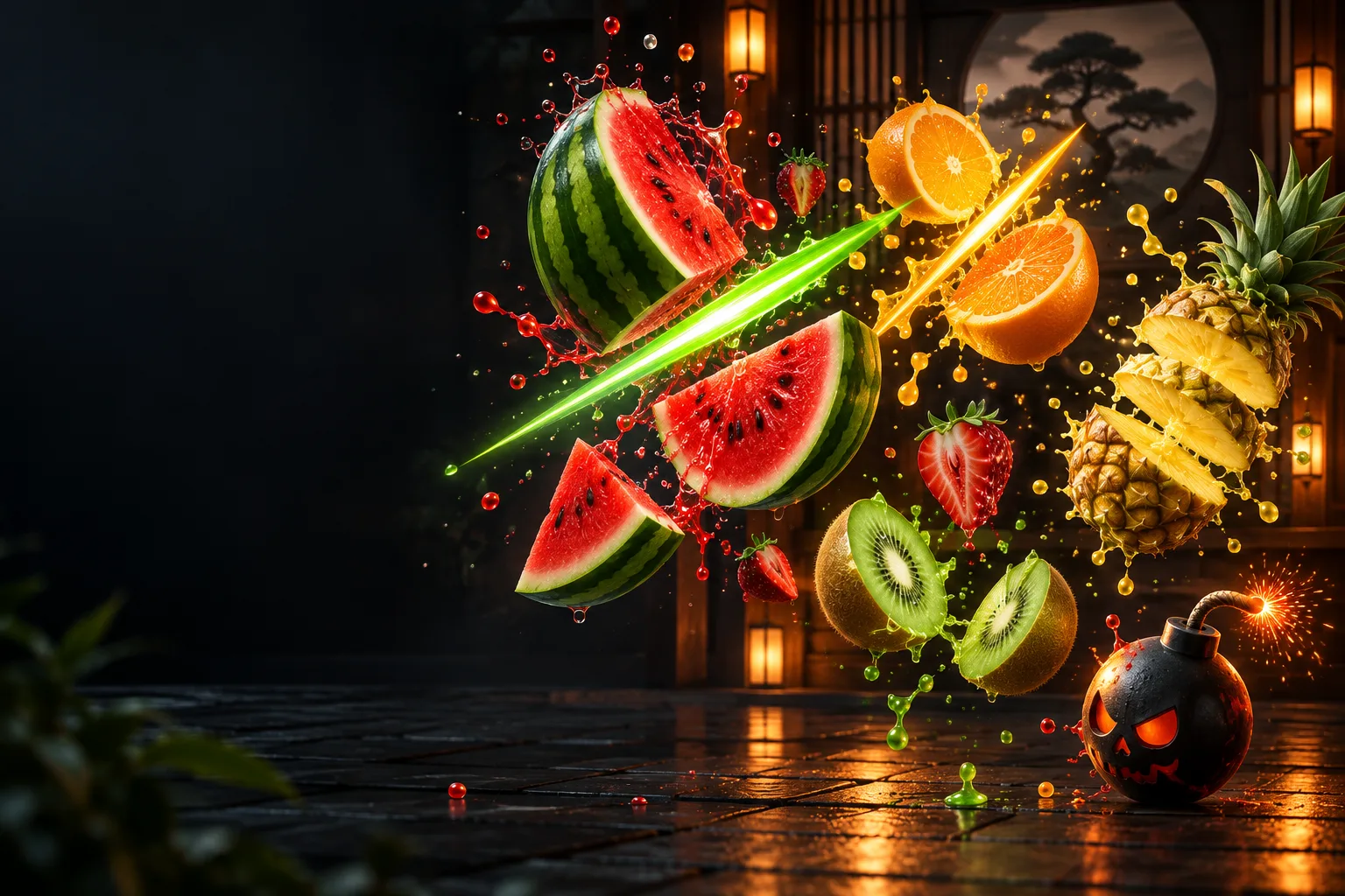 Fruit Ninja — frutas e cortes